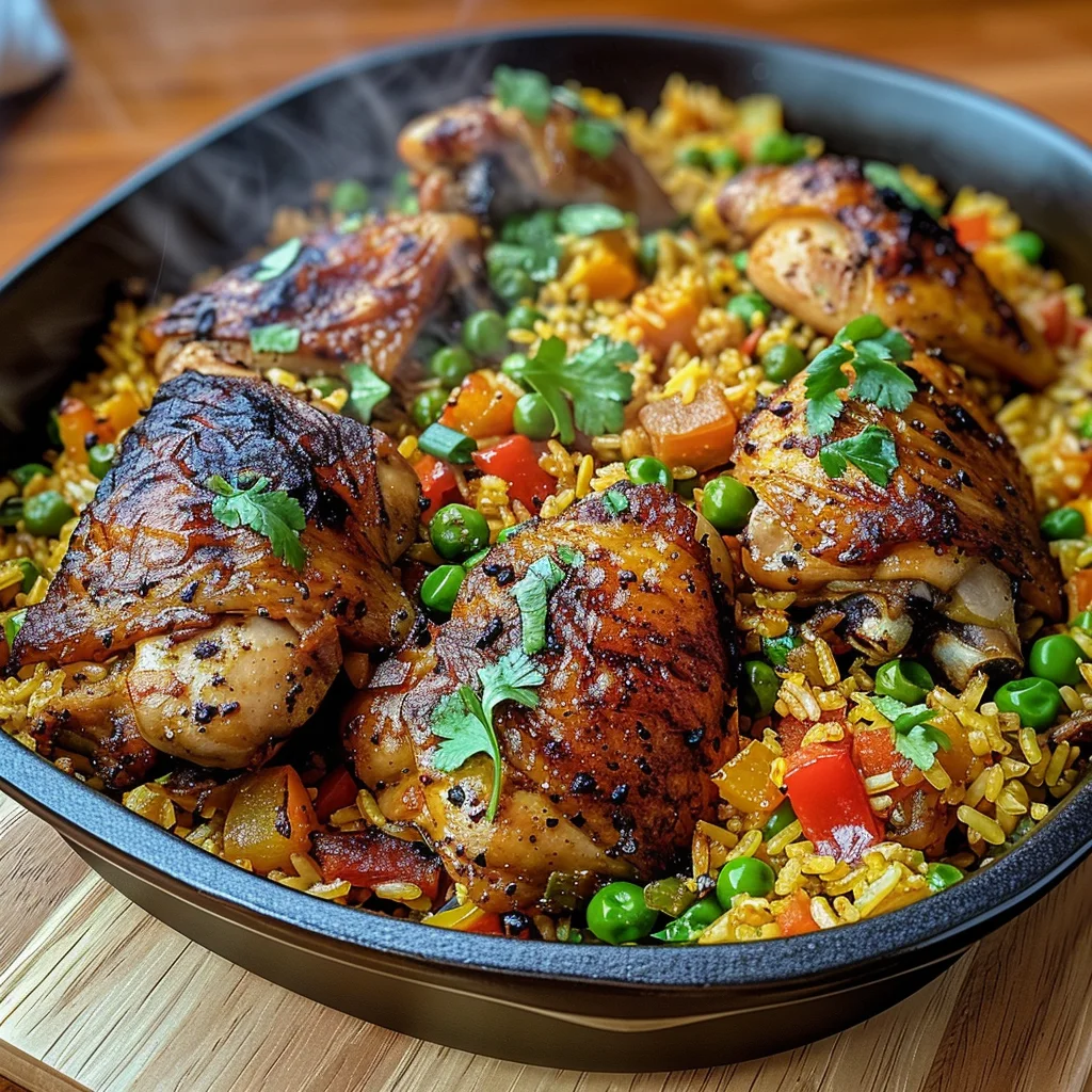 Caribbean Chicken and Rice