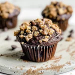 Chocolate Coffee Toffee Crunch Muffins