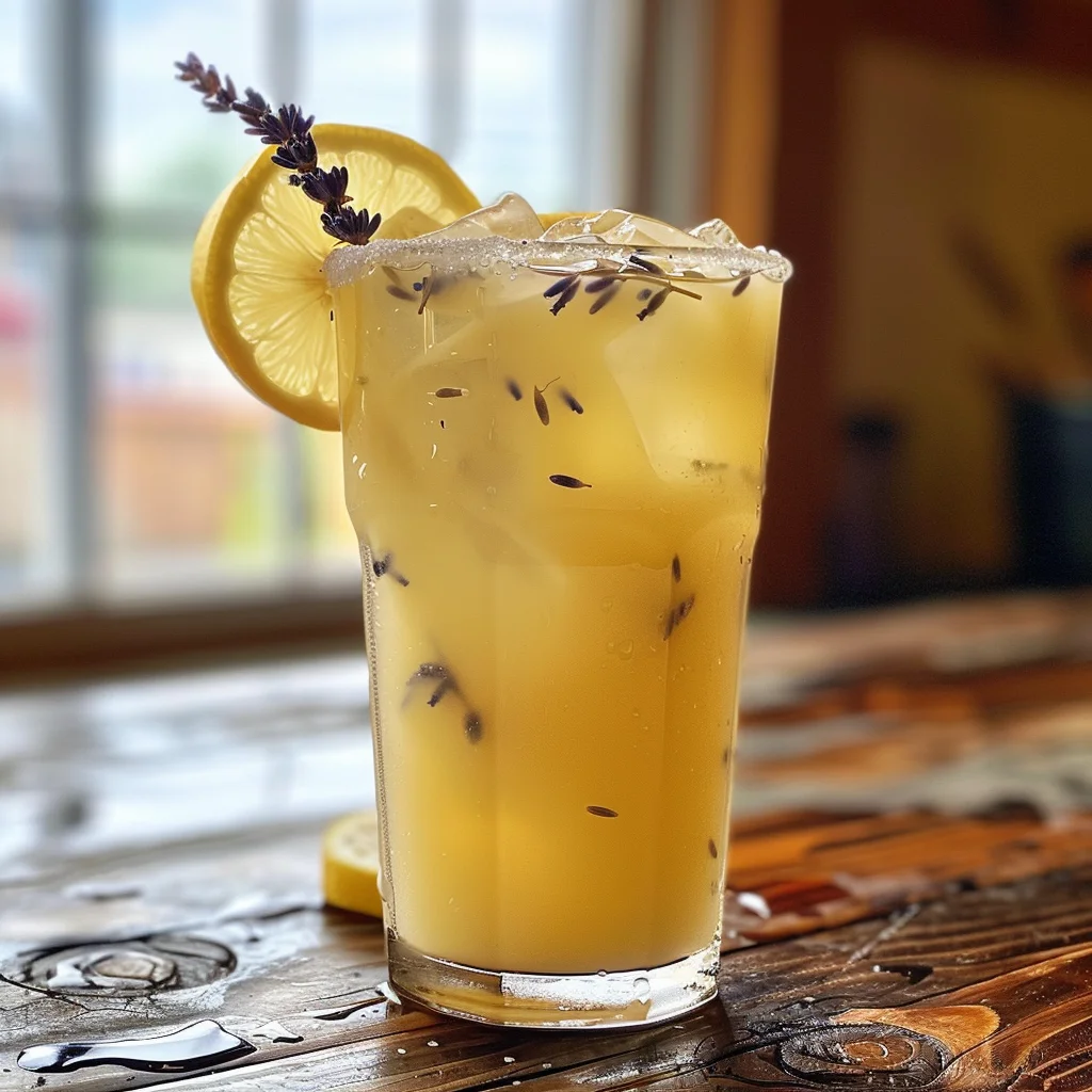 Coconut Lavender Lemonade Mocktail