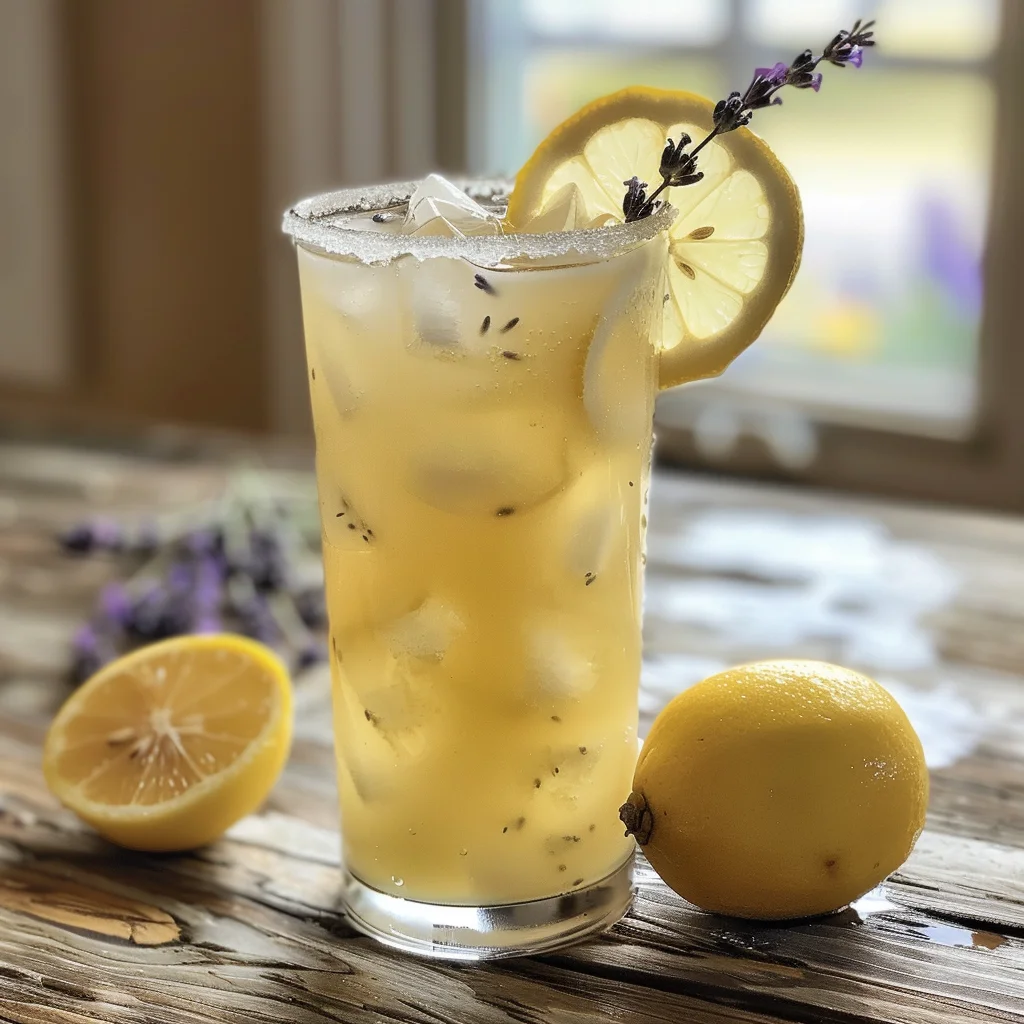Coconut Lavender Lemonade Mocktail image 2