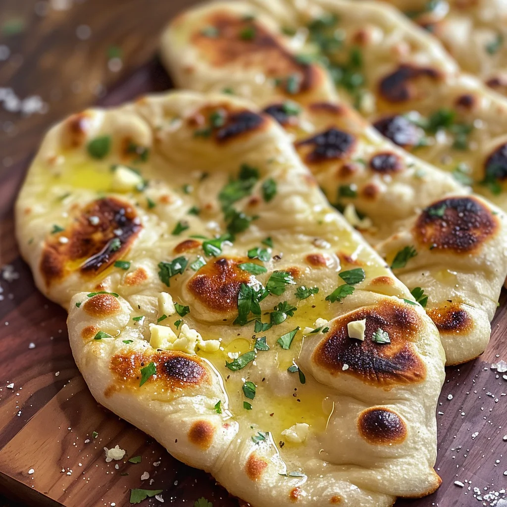 Cottage Cheese Garlic Naan
