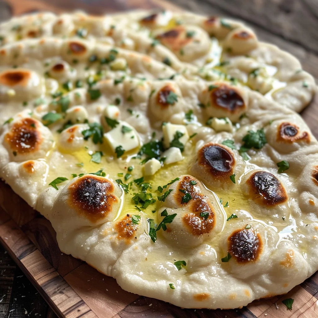 Cottage Cheese Garlic Naan image 2