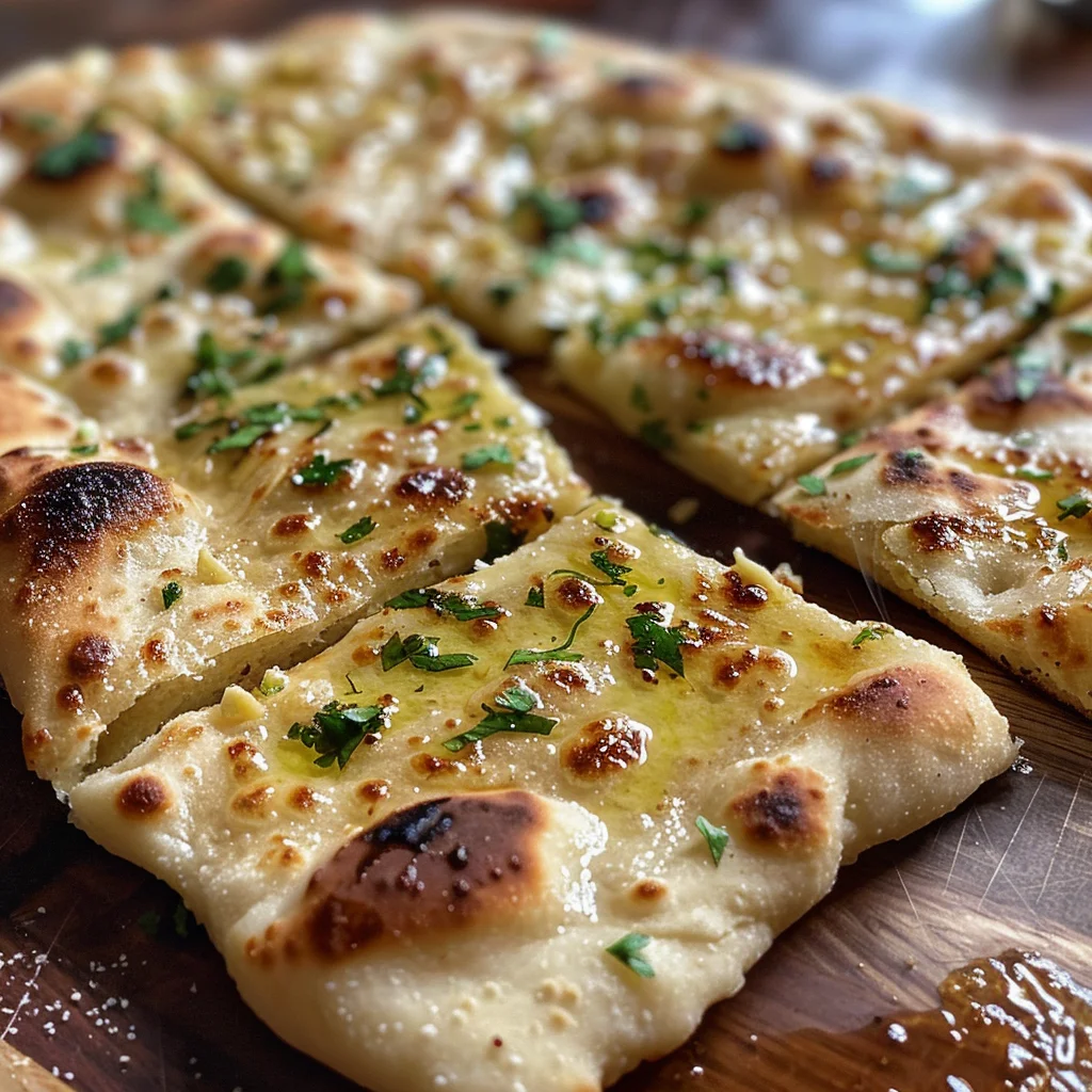 Cottage Cheese Garlic Naan image 4