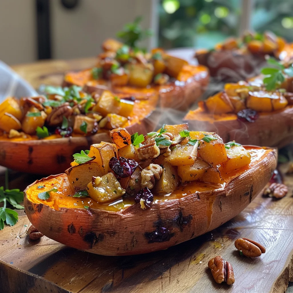 Cranberry Apple Twice-Baked Sweet Potatoes Recipe image 4