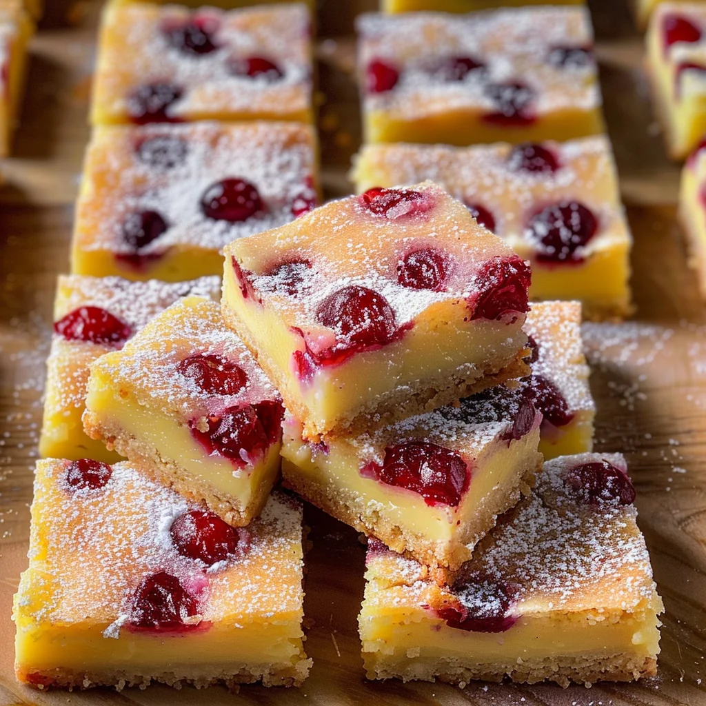 Cranberry Lemon Bars