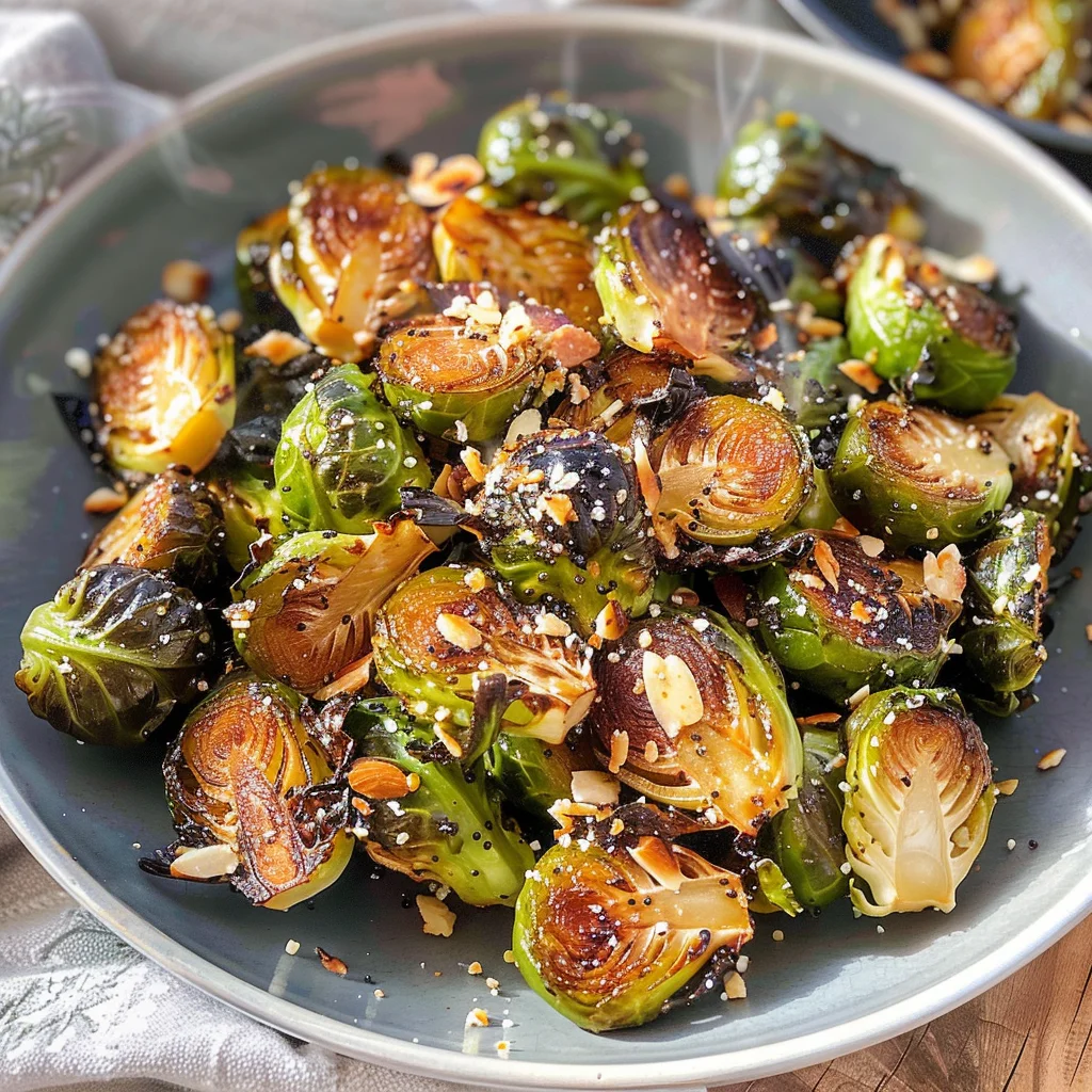 Crispy Air Fryer Brussels Sprouts (Keto, Low Carb)