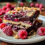 Dark Chocolate Raspberry Pie Bars: A Decadent Fusion of Flavors