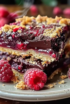 Dark Chocolate Raspberry Pie Bars: A Decadent Fusion of Flavors