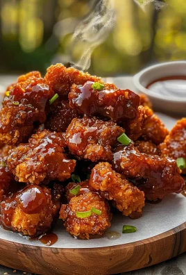 Delicious Baked Honey BBQ Popcorn Chicken Recipe