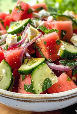 Feta Watermelon Salad