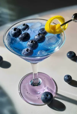 Frostbite Blueberry Martini Cocktail Recipe