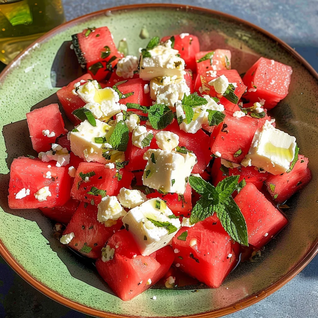 Greek Watermelon Salad