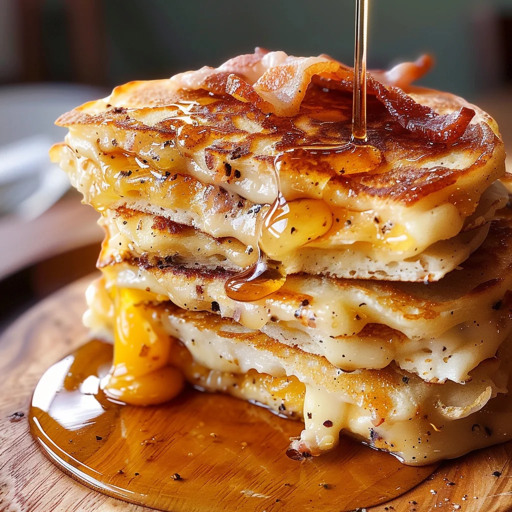 Grilled Cheese Pancakes