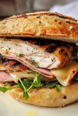 Grilled Chicken Cordon Bleu Sandwich