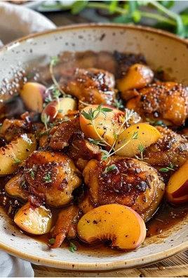 Honey Butter Peach Chicken