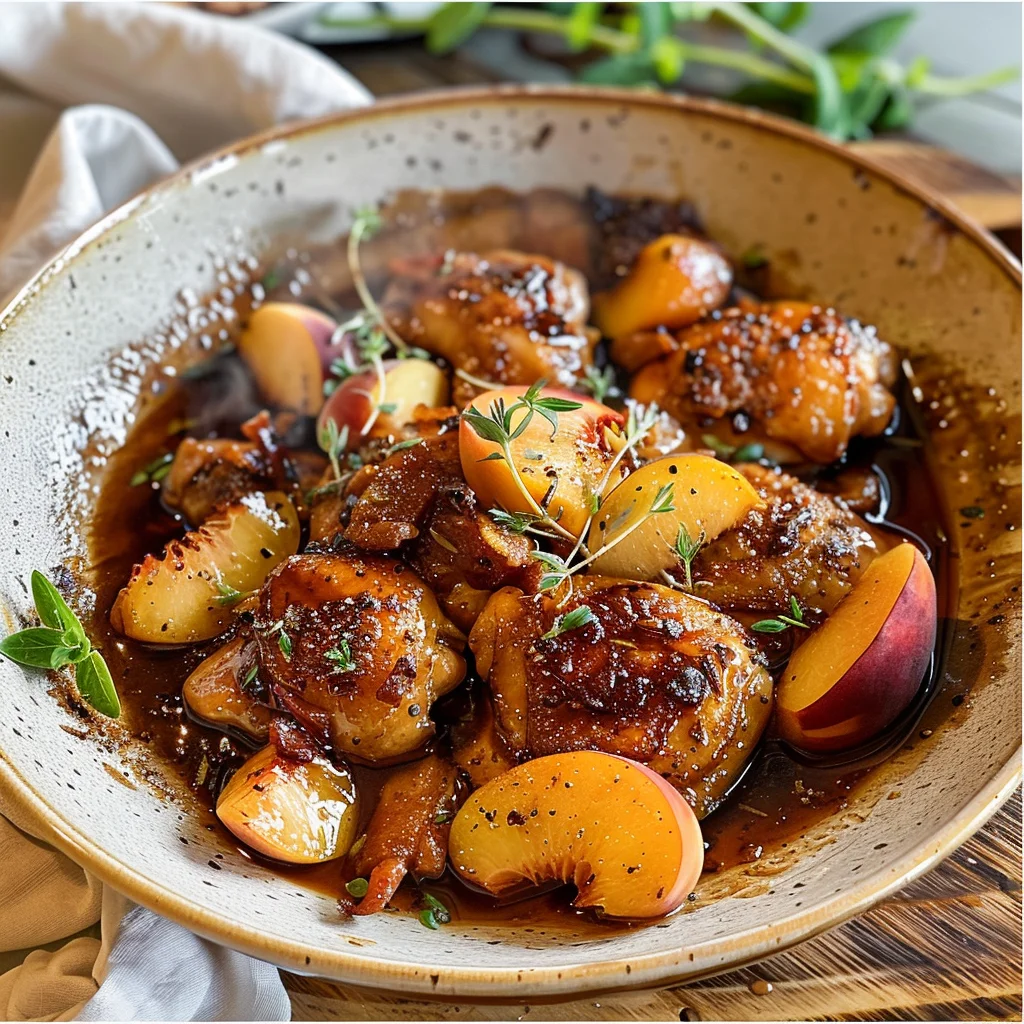 Honey Butter Peach Chicken