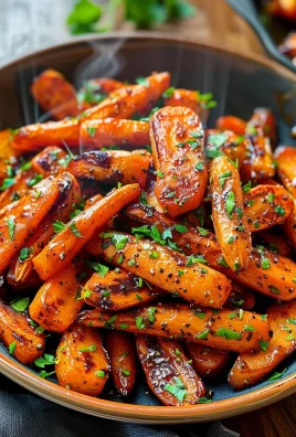 Honey Garlic Butter Roasted Carrots