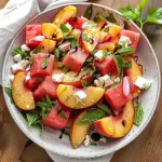 Peach Watermelon Salad: Refreshing Summer Delight Awaits!