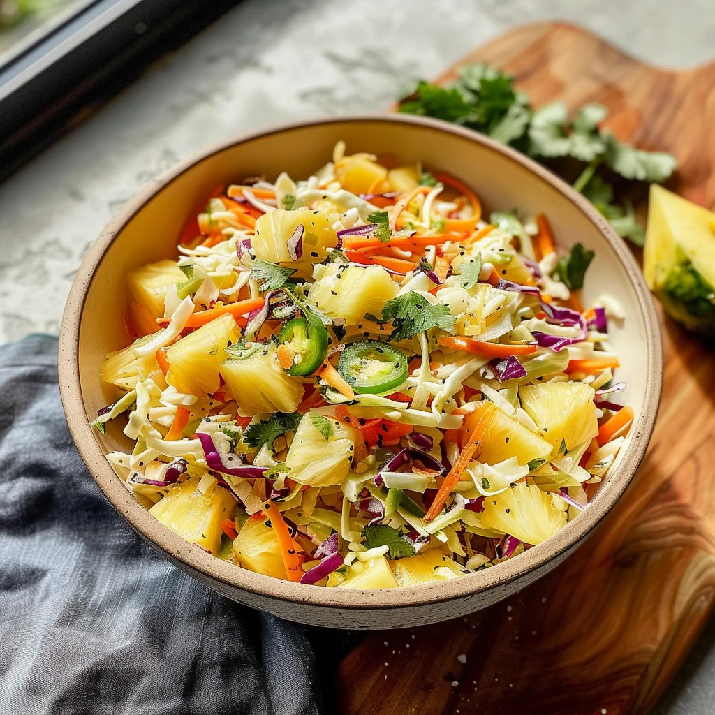 Pineapple Coleslaw