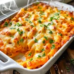 Ranch Buffalo Pasta Bake