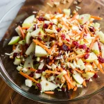 Refreshing Apple Cranberry Carrot Salad