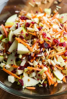 Refreshing Apple Cranberry Carrot Salad