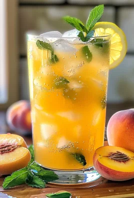 Refreshing Peach Lemonade
