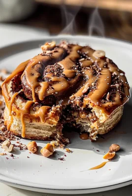 "Snickers" Cinnamon Rolls