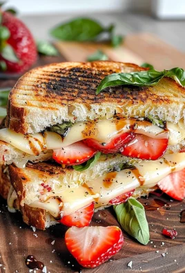 Strawberry Balsamic Brie Grilled Cheese