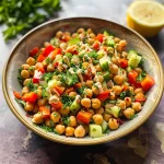Tahini Lemon Chickpea Salad: A Refreshing Delight!