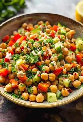 Tahini Lemon Chickpea Salad: A Refreshing Delight!