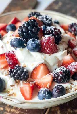 Triple Berry Cheesecake Fruit Salad