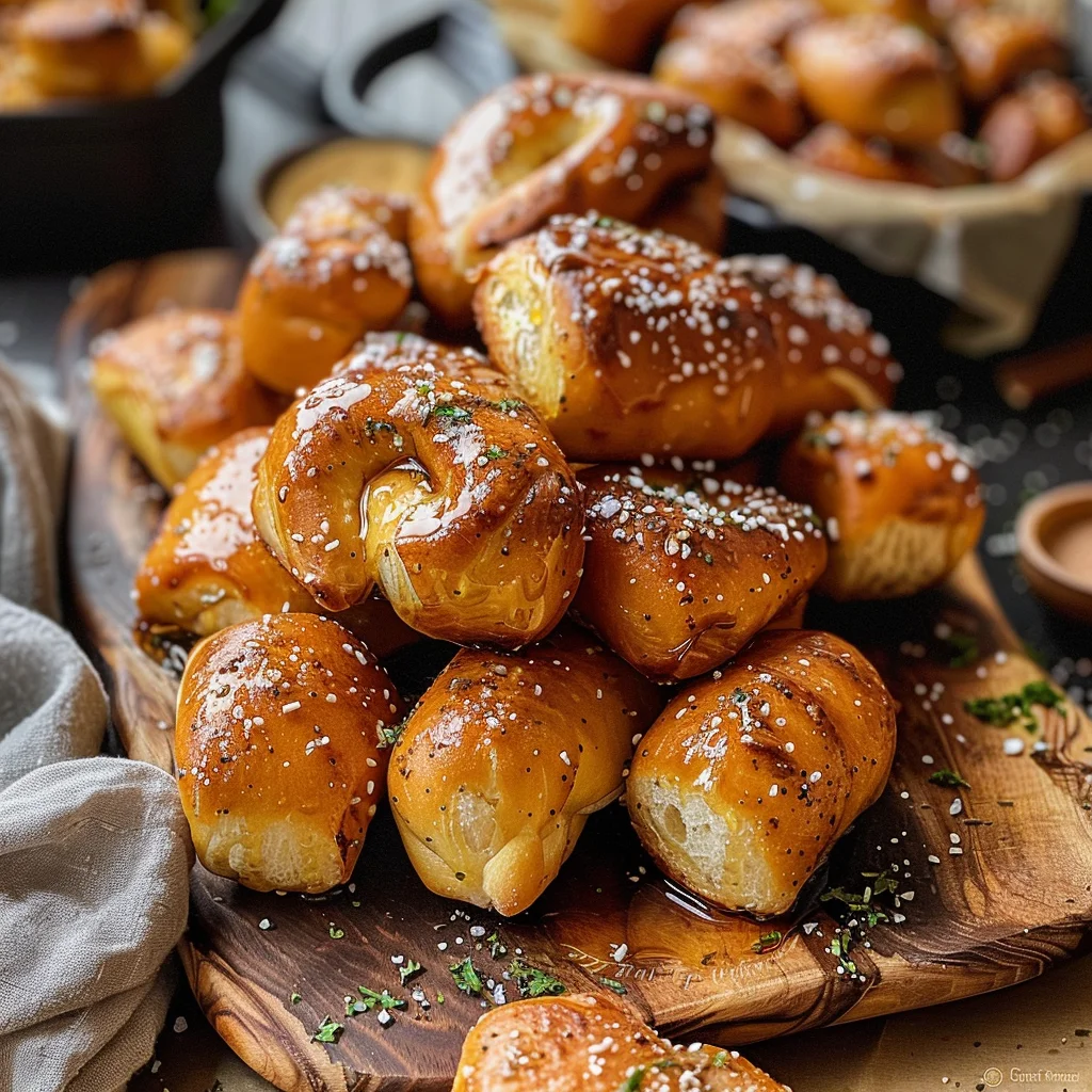 10 Minute Fluffy Air Fryer Pretzel Bites