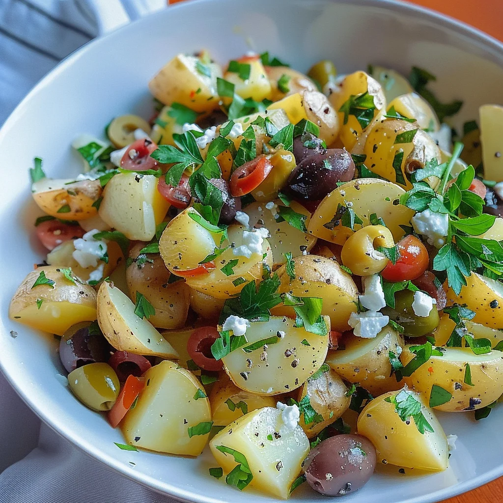 Amazing Mediterranean Potato Salad: 2 Flavors to Adore