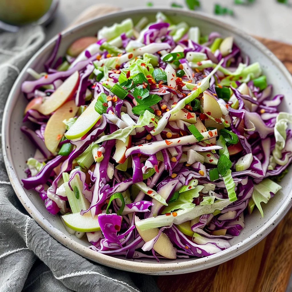 Apple Cabbage Coleslaw Recipe
