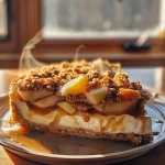 Apple Crisp Cheesecake Delight: A Delicious Fusion of Flavors