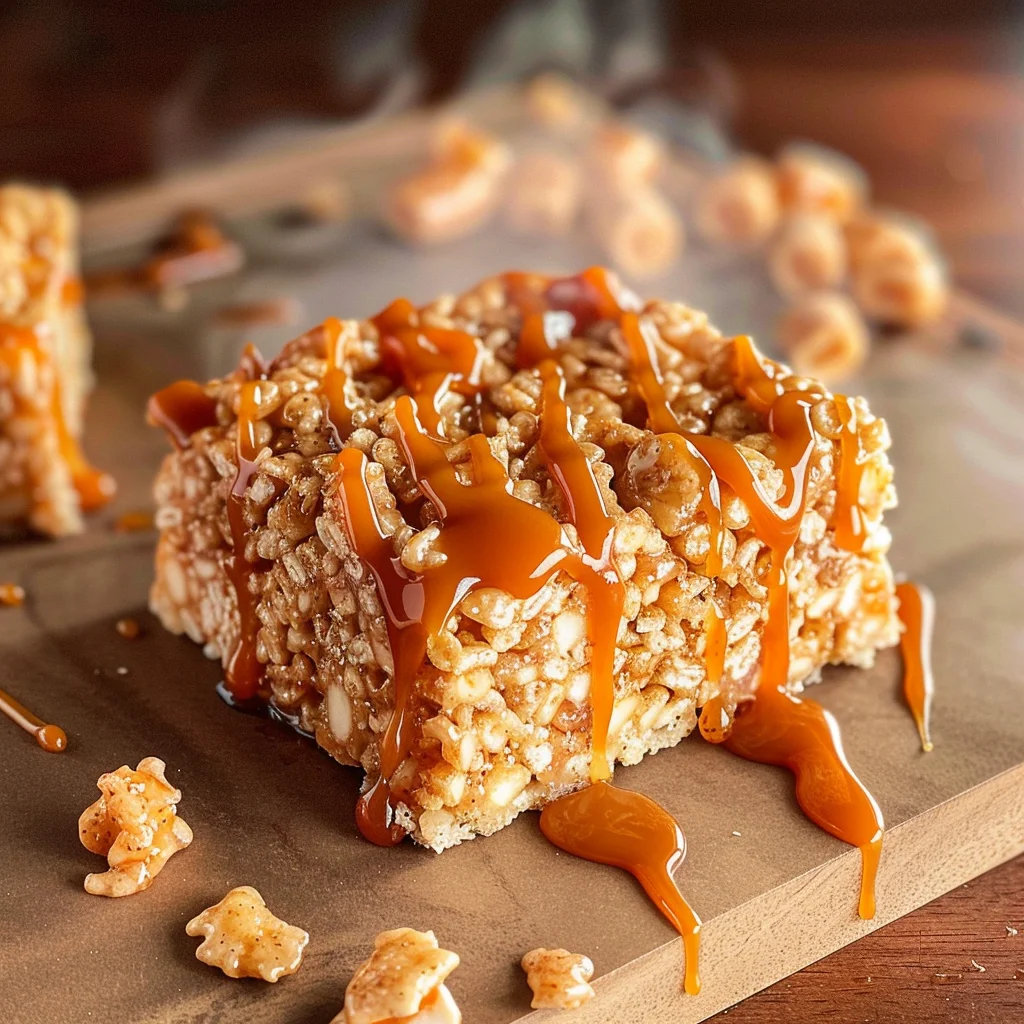 Apple Pie Rice Krispie Treats