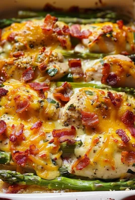 Asparagus & Bacon Chicken Potato Casserole