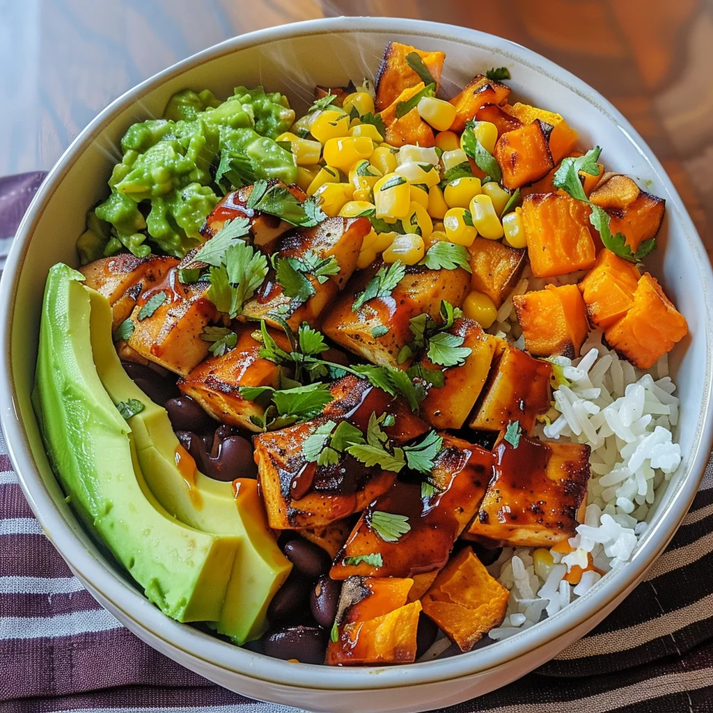 BBQ Chicken Sweet Potato Bowl