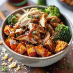 BBQ Chicken & Roasted Sweet Potato Bowls Recipe
