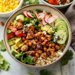 BBQ Ranch Chicken Quinoa Bowls