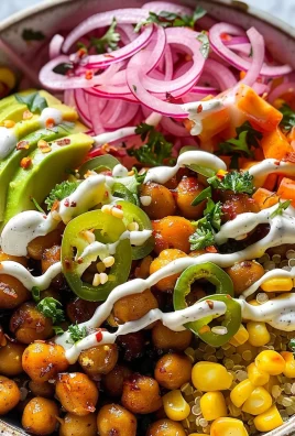 BBQ Ranch Chickpea Quinoa Bowls
