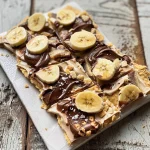 Banana & Nutella Frozen Yogurt Bark