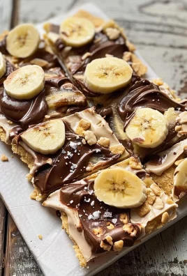 Banana & Nutella Frozen Yogurt Bark