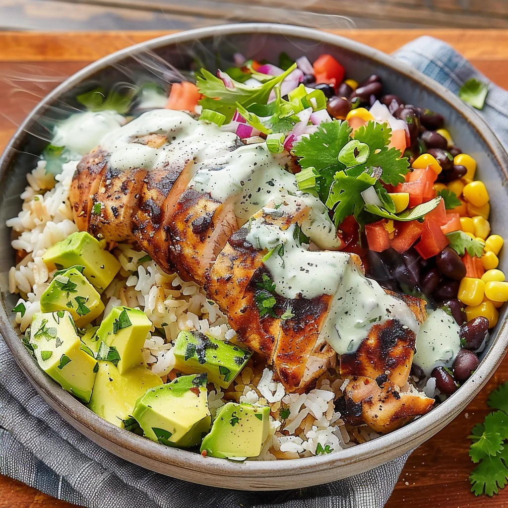 Cilantro Lime Chicken Bowls