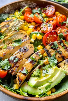 Cilantro Lime Grilled Chicken Salad