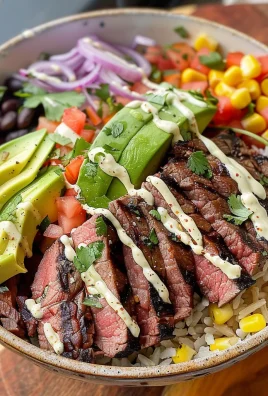Cilantro Lime Steak Bowls