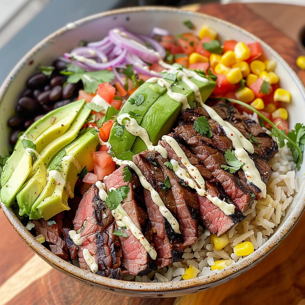 Cilantro Lime Steak Bowls