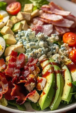 Classic American Cobb Salad with Crispy Bacon