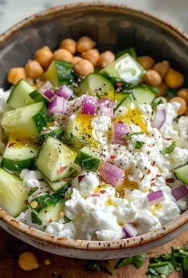 Cottage Cheese and Chickpea Salad: A Refreshing and Protein-Packed Delight